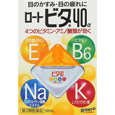 Rohto 40a Vita японские капли для глаз