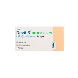 Девит 300.000 витамин D3 (1 ампула, Турция)
